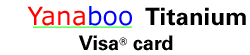 Yanaboo Titanium Visa� card
