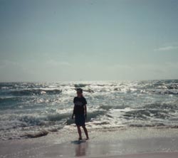 This is me on the Pensacola Beach----November 1996