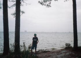 Here I am in Pensacola