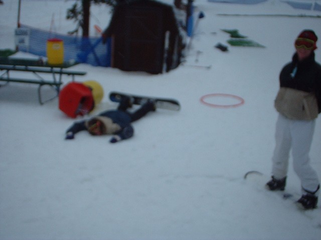 Ski poles, Hula Hoop, Garbage Can: a good trip