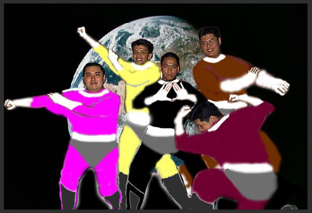 Ang Bagong Power Rangers: Cheko, Beans, Ronie, Kendrick and Al