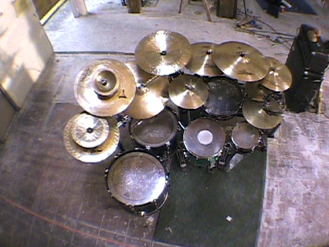 click to see the cymbals