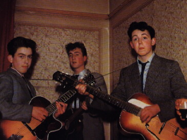 rehearsing at Paul' s house