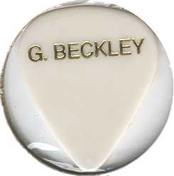 Founding Member GERRY BECKLEY's pick-Back