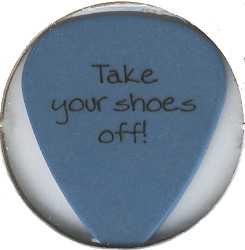 Robert Cray's pick from the 'Take Your Shoes Off' tour from the summer of 1999-FRONT.