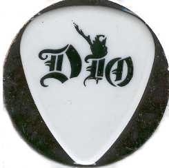 Larry 'Bones' Dennison's pick from the 'Angry Machines' Tour 1997. FRONT