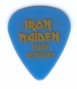 【希少】 Iron Maiden/Dave Murray/Guitar Pick Iron Maiden “Dave Murray” The Book Of Souls Chapter Three