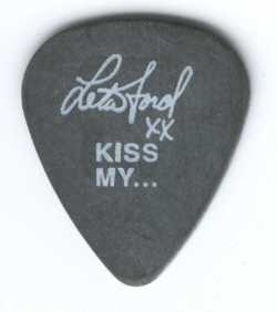 Lita Ford's first 'Kiss My...' pick. FRONT