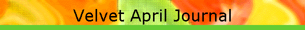 Velvet April Journal