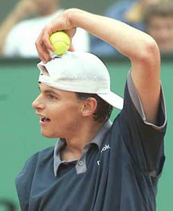 Ball on head