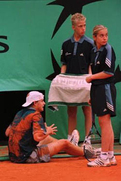 Down at Roland Garros