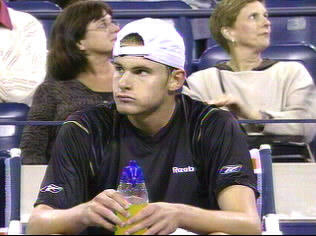 US Open '01 QF vs. Hewitt