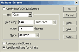 Screens Options