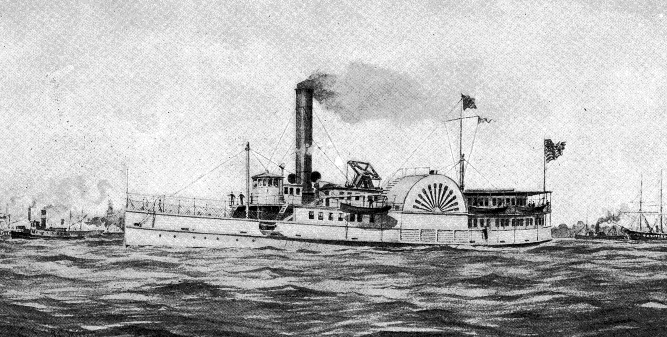 USS Philadelphia (Flagship of Squadron under Rear-Admiral Dahlgren)