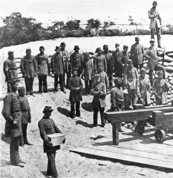 Troops at Fort Barrancas, Fla.
