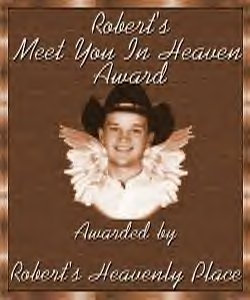 Award from Robert's father