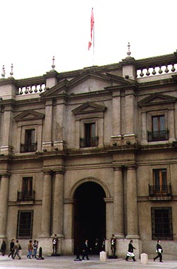 La Moneda Presidential Palace.