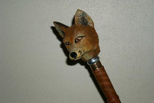 Fox Cane Handle