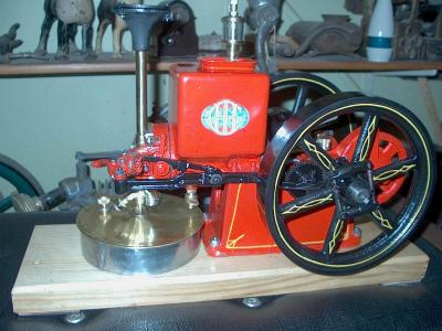 Red International Harvester Engine