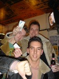 And of course Daniel made a side-bet, that costed him �10.00 (England will never win Dan...)