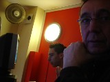 Ben and Daniel in the internetcafe 'La Comedia'