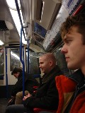 Sittin' in the tube..