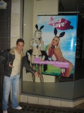 Daniel in front of the most beloved toy of English girls....