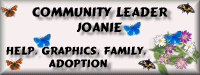 Community Leader 
Joanie