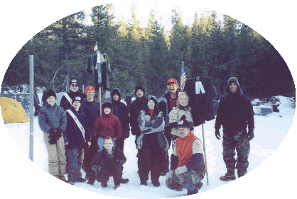 Can we hurry up and take this picture - I'M FREEZIN !