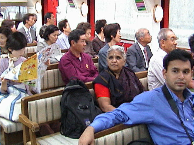 Reaching TOKYO-BAY on Ferry