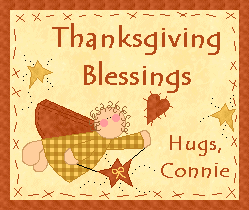 Thank you Connie!