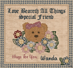 Thank you Wanda, it's such a sweet gift!