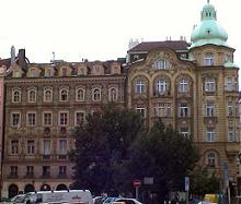 edificio nouveau art, Praga