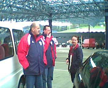 At the Czech border with Huib and Nol
