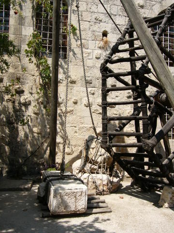 Stone Being Lifted