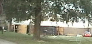 Longwood Police Station Haunted House Damage