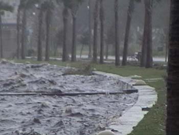 Lake Monroe at the Sanford Riverwalk on the eve of Hurricane Jeanne.