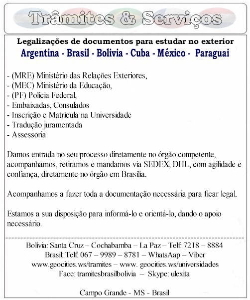 ::..  Sem Vestibular  ..::