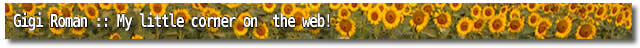 Gigi Roman :: Welcome to My little corner on the web!