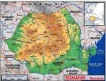 map of Romania