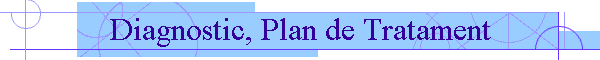 Diagnostic, Plan de Tratament