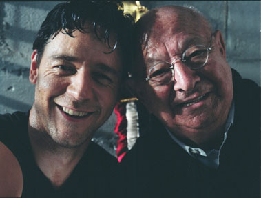Russell and trainer Angelo Dundee (Russell y el entrenador Angelo Dundee)