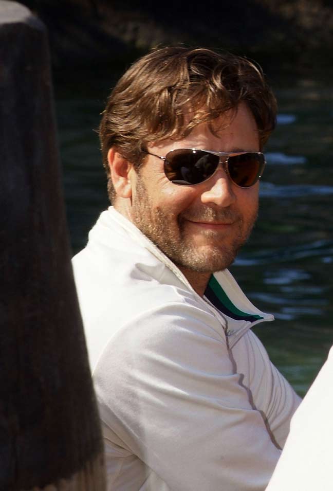 Russell at the Venice Film Festival, Sept 5 2005