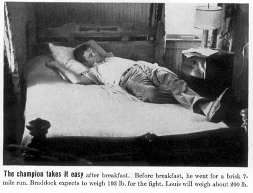 Braddock is taking a nap (Braddock est� tomando una siesta)
