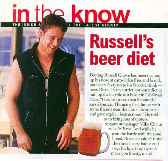 Russell-Beer-Fight (La dieta de Russell)