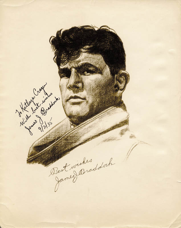Foto autografiada de Braddock (Autographic's picture of Braddock)