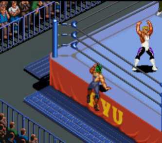 Sinister taunting while Stonewall gets back in the ring.