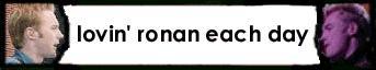Lovin' Ronan Each Day : Banner