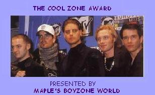 Maple's Boyzone World Award