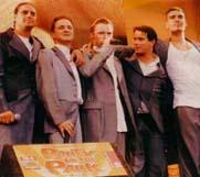 Ronan with Boyzone at party in the Park